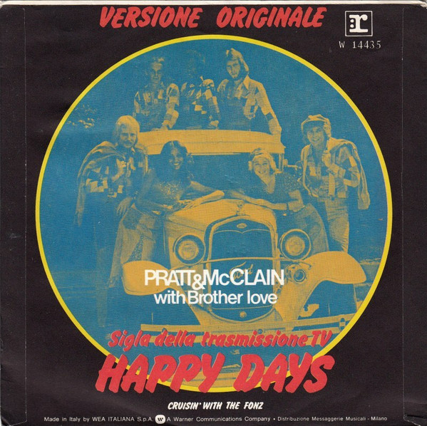 Pratt & McClain With Brotherlove - Happy Days | Reprise Records (W 14435) - 2 Pratt & McClain With Brotherlove - Happy Days | Reprise Records (W 14435) - 2