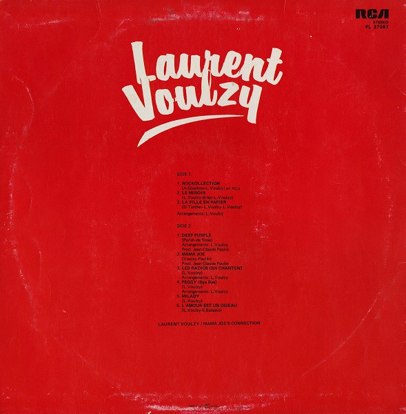 Laurent Voulzy - Mama Joe's Connection - Rockollection | RCA Victor (PL 37087) - 2 Laurent Voulzy - Mama Joe's Connection - Rockollection | RCA Victor (PL 37087) - 2
