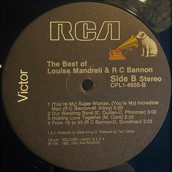 Louise Mandrell & R.C. Bannon - The Best Of Louise Mandrell And R C Bannon | RCA (CPL1-4855) - 4 Louise Mandrell & R.C. Bannon - The Best Of Louise Mandrell And R C Bannon | RCA (CPL1-4855) - 4