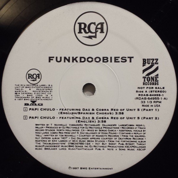 Funkdoobiest - Papi Chulo | RCA (RDAB-64955-1) - main Funkdoobiest - Papi Chulo | RCA (RDAB-64955-1) - main