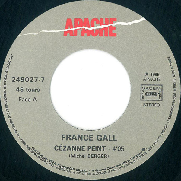 France Gall - Cézanne Peint | Apache (249027-7) - main