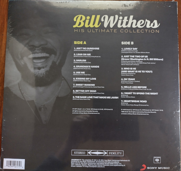 Bill Withers - His Ultimate Collection | Sony Music (19439946171) - 2 Bill Withers - His Ultimate Collection | Sony Music (19439946171) - 2