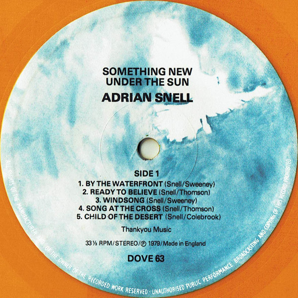 Adrian Snell - Something New Under The Sun | Dove Records (DOVE 63) - 3