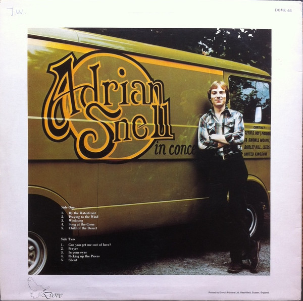 Adrian Snell - Something New Under The Sun | Dove Records (DOVE 63) - 2