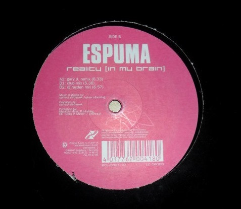 Espuma - Reality (In My Brain) | Eclipse Tunes (ECL-0021-12) - main