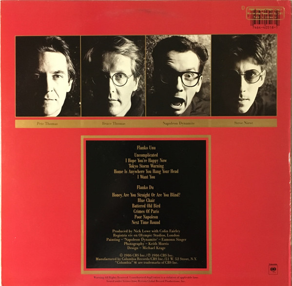 Elvis Costello & The Attractions - Blood & Chocolate | Columbia (FC 40518) - 2 Elvis Costello & The Attractions - Blood & Chocolate | Columbia (FC 40518) - 2