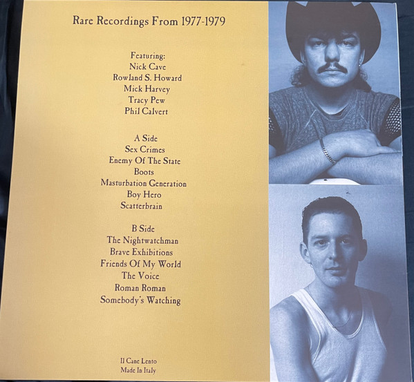 The Boys Next Door - The Lost & Brave Exhibitions Of...1977-1979 LP - | Il Cane Lento (none) - 2 The Boys Next Door - The Lost & Brave Exhibitions Of...1977-1979 LP - | Il Cane Lento (none) - 2