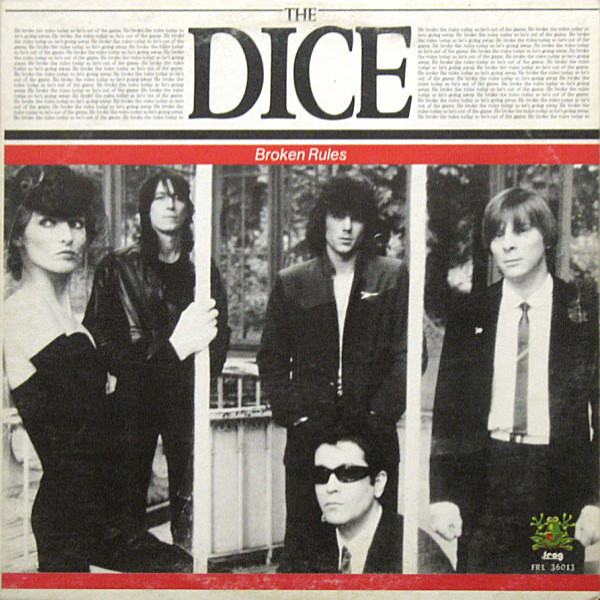 The Dice - Broken Rules | Frog Records (FRL 36013) - main