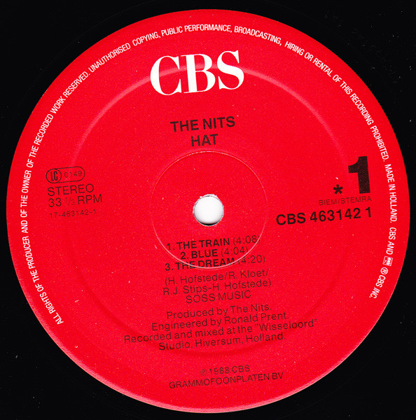 The Nits - Hat | CBS (CBS 463142 1)