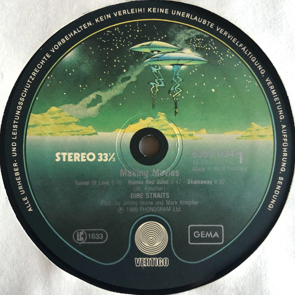 Dire Straits - Making Movies | Vertigo (6359 034) - 3