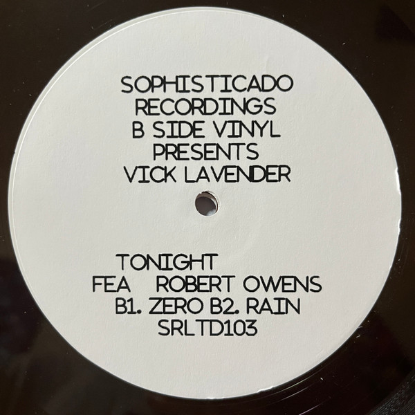 Robert Owens - Tonight (Vick Lavender's Time Traveler Remix) | Sophisticado Recordings (SRLTD103) - 2 Robert Owens - Tonight (Vick Lavender's Time Traveler Remix) | Sophisticado Recordings (SRLTD103) - 2