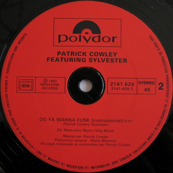 Patrick Cowley Featuring Sylvester - Do Ya Wanna Funk | Polydor (2141 629) - 4 Patrick Cowley Featuring Sylvester - Do Ya Wanna Funk | Polydor (2141 629) - 4