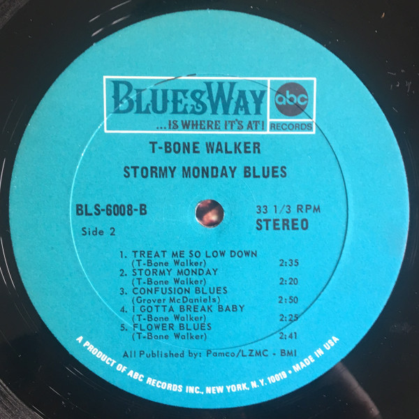 T-Bone Walker - Stormy Monday Blues | BluesWay (BLS-6008) - 4