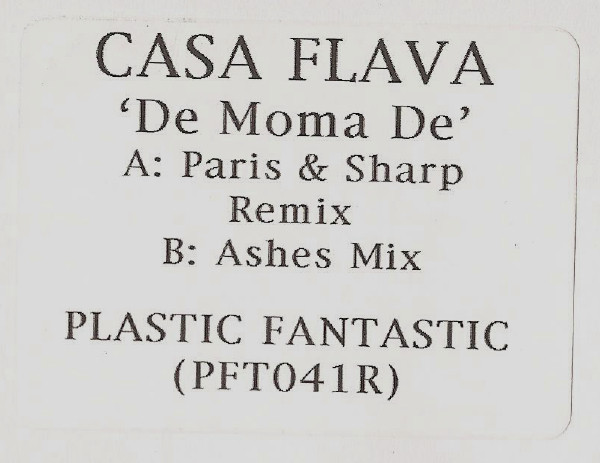 Casa Flava - De Moma De (Disc 2) | Plastic Fantastic (PFT041R) - main