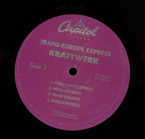 Kraftwerk - Trans-Europe Express | Capitol Records (S11-56853) - 4