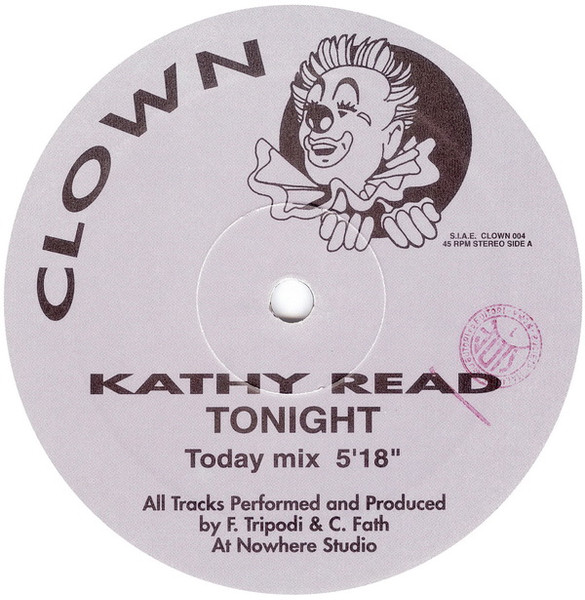 Kathy Read - Tonight | Clown (CLOWN 004) - 3