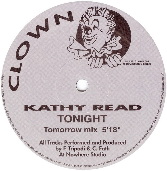 Kathy Read - Tonight | Clown (CLOWN 004) - 4
