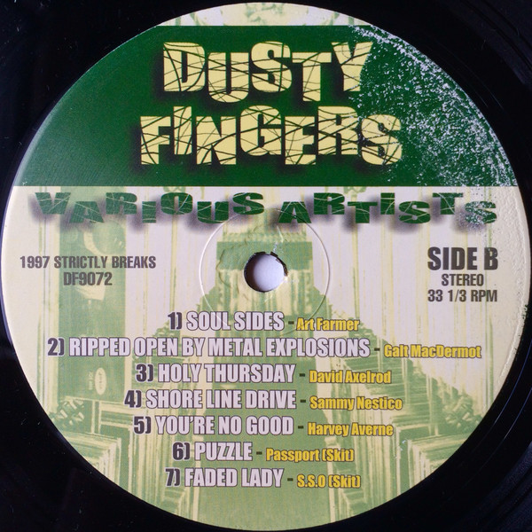 Various - Dusty Fingers Volume Two | Strictly Breaks Records (DF9072) - 4 Various - Dusty Fingers Volume Two | Strictly Breaks Records (DF9072) - 4