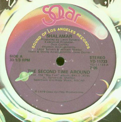 Shalamar - The Second Time Around | Solar (YD-11733) - main