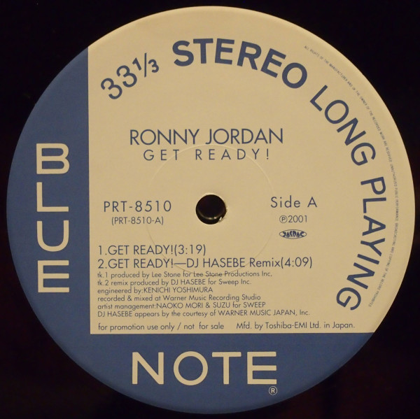 Ronny Jordan - Get Ready! | Blue Note (PRT-8510)