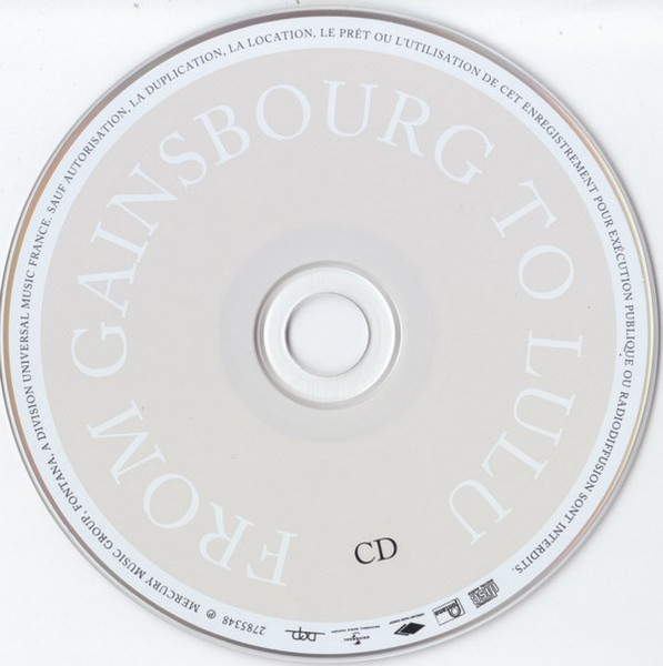 Lulu Gainsbourg - From Gainsbourg To Lulu [CD] | Fontana (2785348) - 3