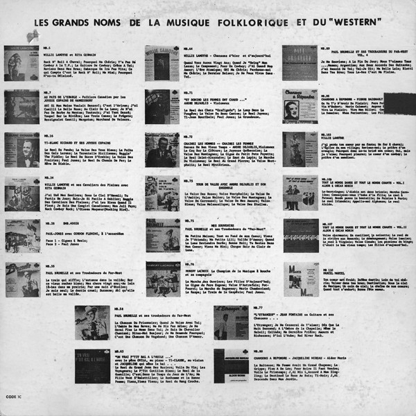 Willie Lamothe , Rita Germain - Willie Lamothe Et Ses Cavaliers Des Plaines Avec Rita Germain | Disques London (MB.5) - 2