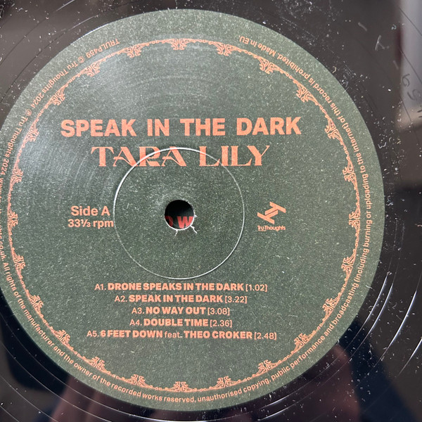 Tara Lily - Speak in The Dark | Tru Thoughts (TRULP459) - 3