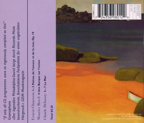 Claude Debussy , Ernest Chausson , Maurice Ravel , Riccardo Muti , The Philadelphia Orchestra - La Mer | EMI Classics (7243 5 69801 2 9) - 2