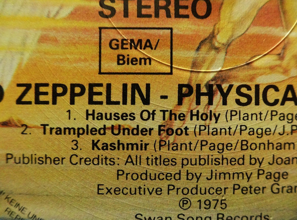Led Zeppelin - Physical Graffiti | Swan Song (SSK 89 400-O) - 4