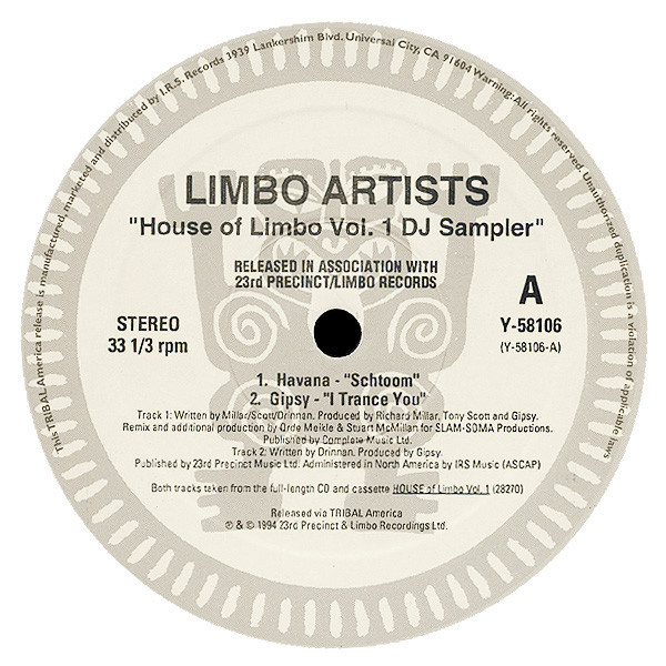 Various - House Of Limbo Vol. 1 DJ Sampler | TRIBAL America (Y-58106) - 4