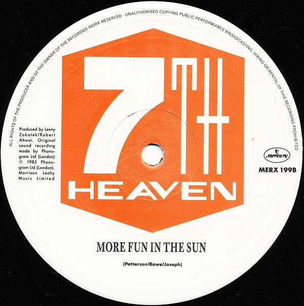 7th Heaven - Hot Fun | Mercury (MERX 199) - 4
