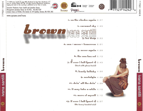 Ivana Santilli - Brown | Brown Recordings (7 77521 14242 6) - 2 Ivana Santilli - Brown | Brown Recordings (7 77521 14242 6) - 2