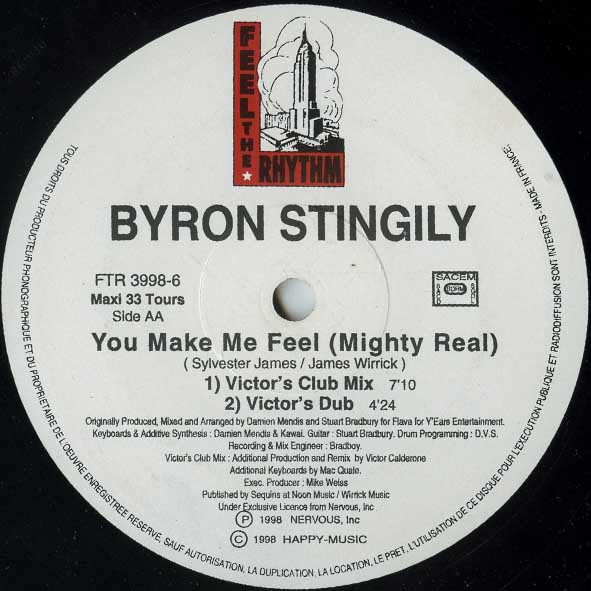 Byron Stingily - You Make Me Feel (Mighty Real) | Feel The Rhythm (FTR 3998-6) - 4 Byron Stingily - You Make Me Feel (Mighty Real) | Feel The Rhythm (FTR 3998-6) - 4