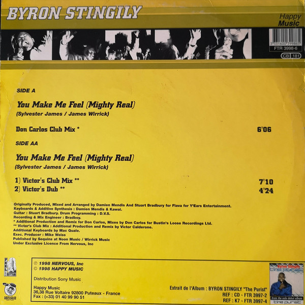 Byron Stingily - You Make Me Feel (Mighty Real) | Feel The Rhythm (FTR 3998-6) - 2 Byron Stingily - You Make Me Feel (Mighty Real) | Feel The Rhythm (FTR 3998-6) - 2