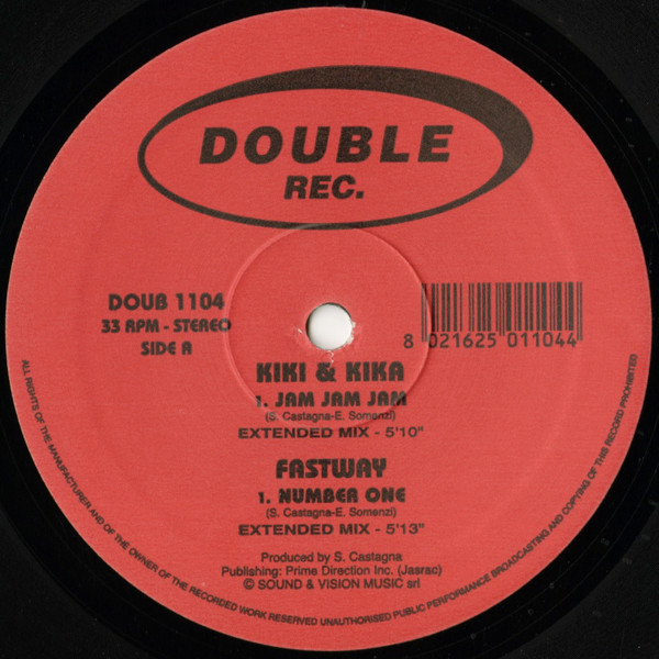 Kiki & Kika / Fastway / Christine - Jam Jam Jam / Number One / Back Into My Arms / Into My Light | Double Rec. (DOUB 1104)