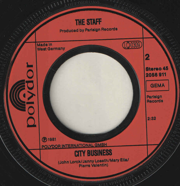 The Staff - Tcha Tcha Tchina | Polydor (2056 911) - 4