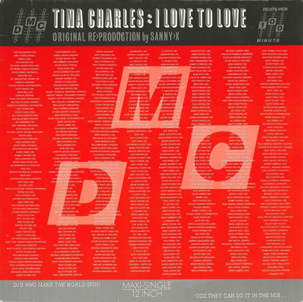Tina Charles - I Love To Love | Arista (609 066) - main