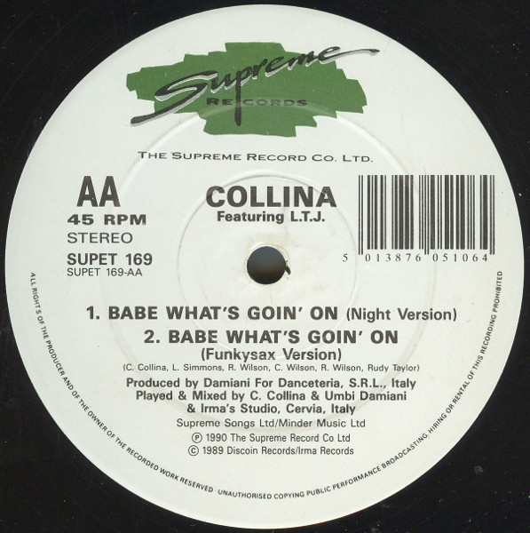 Cesare Collina Featuring LTJ X-Perience - Babe What's Goin On | Supreme Records (SUPET 169) - 3 Cesare Collina Featuring LTJ X-Perience - Babe What's Goin On | Supreme Records (SUPET 169) - 3