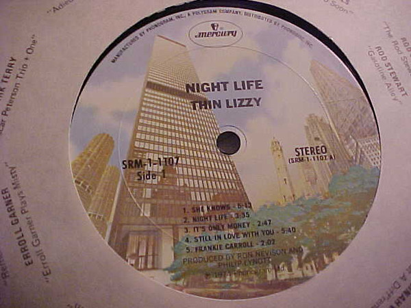 Thin Lizzy - Nightlife | Mercury (SRM-1-1107) - 3 Thin Lizzy - Nightlife | Mercury (SRM-1-1107) - 3