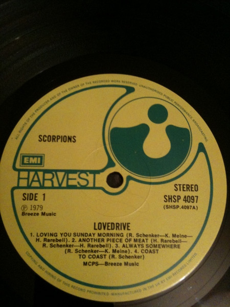 Scorpions - Lovedrive | Harvest (SHSP 4097) - 2