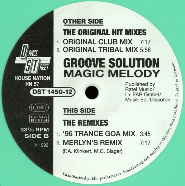 Groove Solution - Magic Melody (Remixes & Originals) | House Nation (HN 057) - 3 Groove Solution - Magic Melody (Remixes & Originals) | House Nation (HN 057) - 3