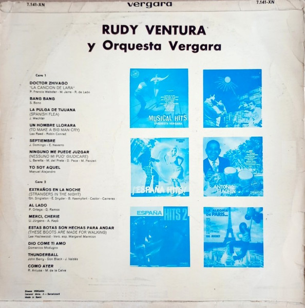 Rudy Ventura Y Orquesta Vergara - Rudy Ventura Y Orquesta Vergara | Vergara (7141-XN) - 2 Rudy Ventura Y Orquesta Vergara - Rudy Ventura Y Orquesta Vergara | Vergara (7141-XN) - 2