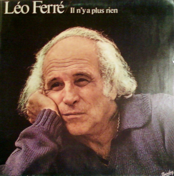 Léo Ferré - Il N'y A Plus Rien | Barclay (MOV 9058) - main
