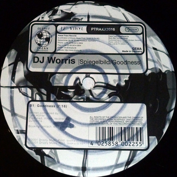 DJ Worris - Spiegelbild / Goodness | Planet Traxx (PTRAXX2016) - 2