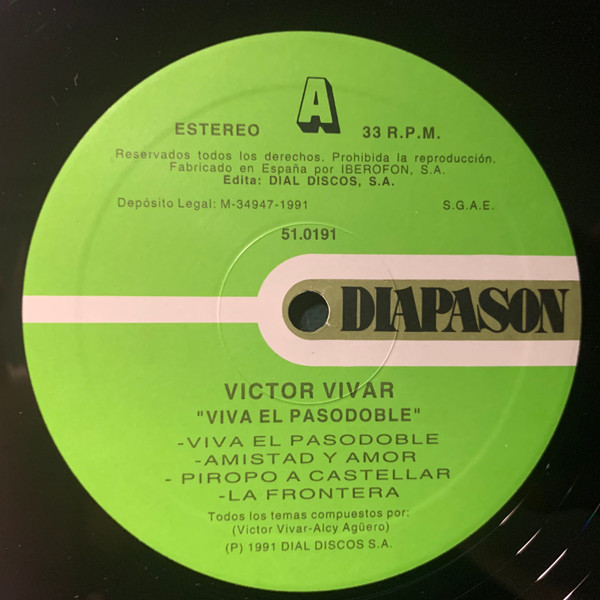 Victor Vivar - Viva El Pasodoble | Diapason (510191) - 3