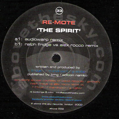 Re-mote - The Spirit | Above The Sky (above 008) - 3 Re-mote - The Spirit | Above The Sky (above 008) - 3