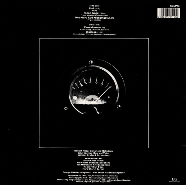 King Crimson - Red | EG (EGLP 15) - 2