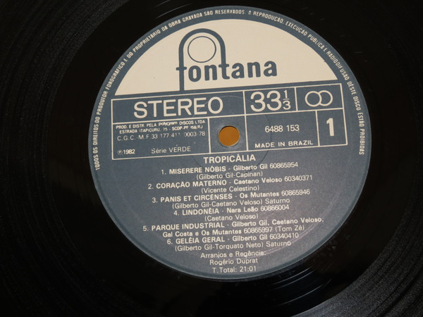 Various - Tropicália Ou Panis Et Circencis | Fontana (6488 153) - 3