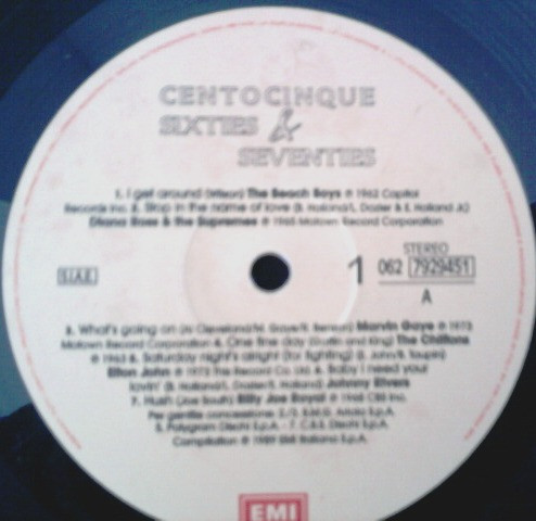 Various - Centocinque Sixties & Seventies | EMI (2-062 7929441) - 4 Various - Centocinque Sixties & Seventies | EMI (2-062 7929441) - 4