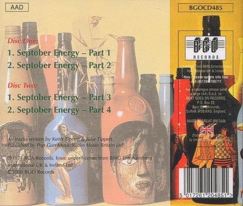 Centipede - Septober Energy | BGO Records (BGOCD485) - 2
